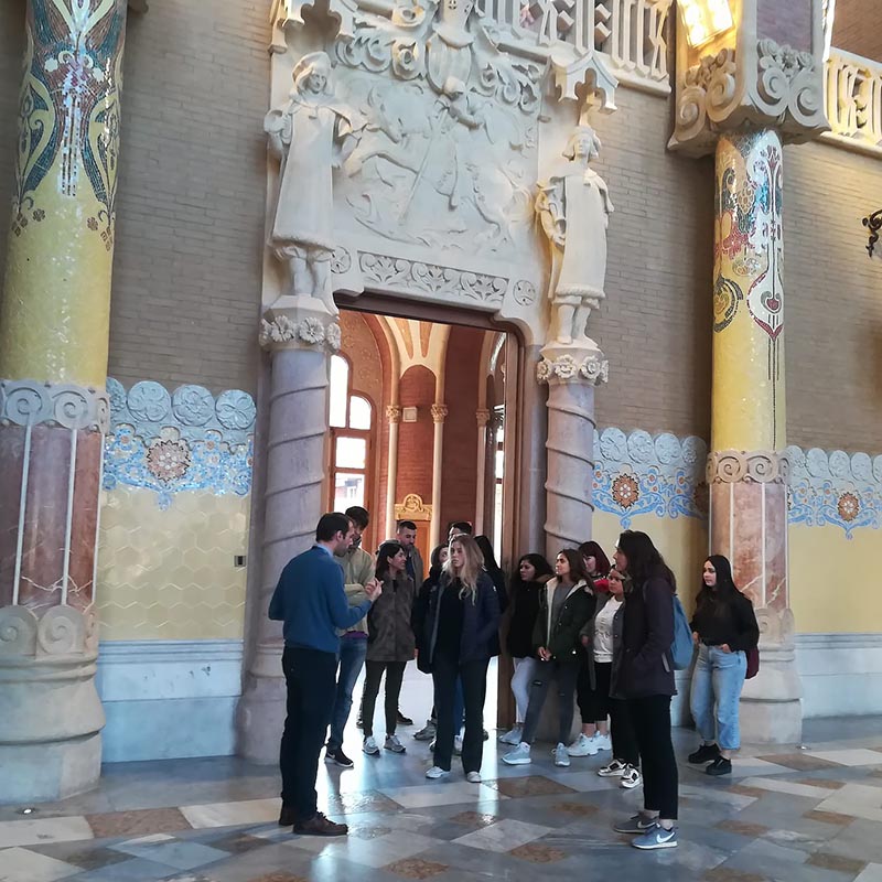 Visita a l'Hospital de Sant Pau