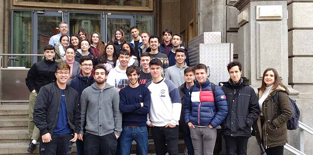 Els alumnes visiten el Banc d'Espanya