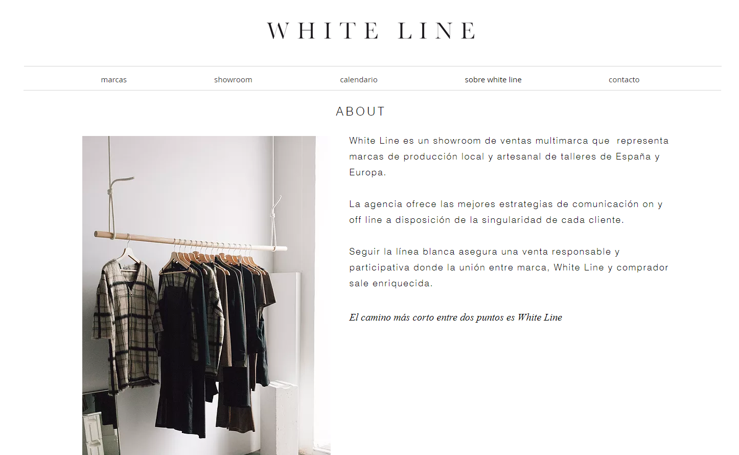 White Line showroom web