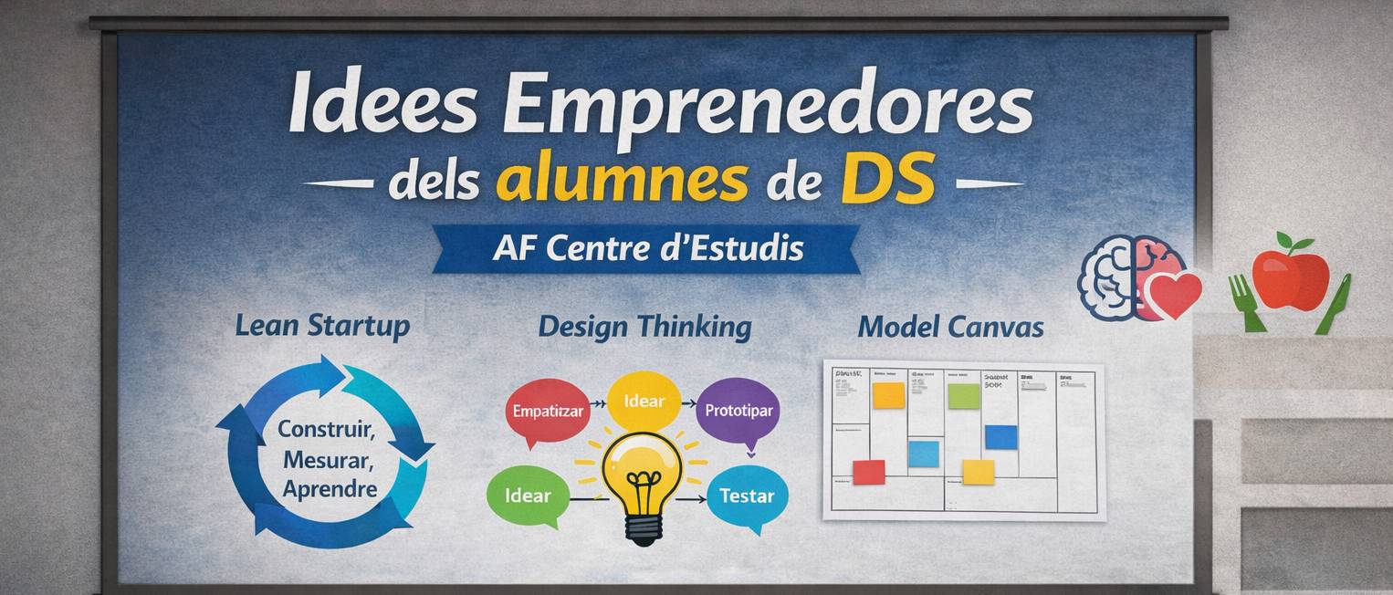 Els alumnes de Administració Sanitaria presenten les seves idees emprenedores a AF.Centre d'Estudis